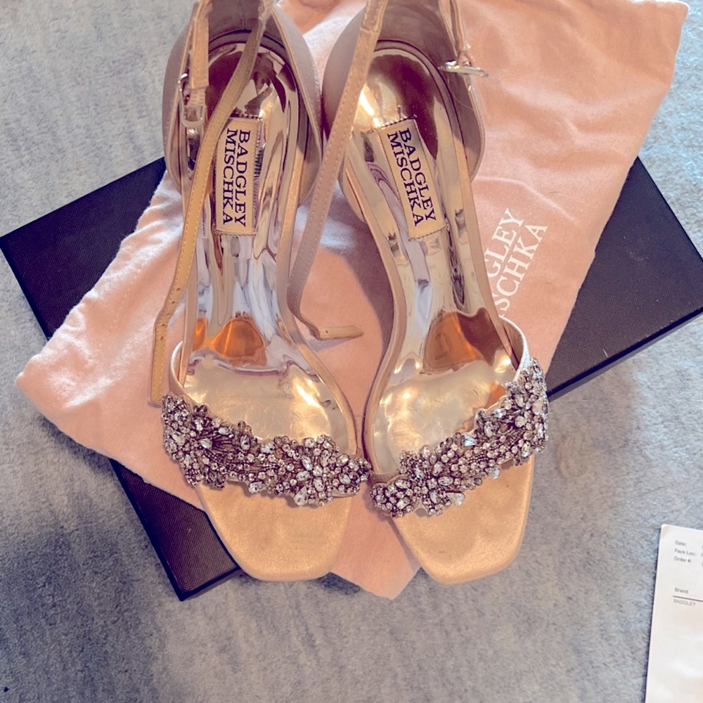 Badgley Mishka wedding shoes